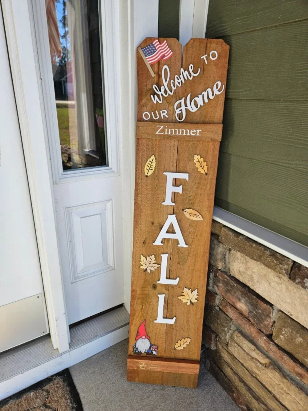 Two-Sided Season Wall Leaner - 2 seasons for the price of 1